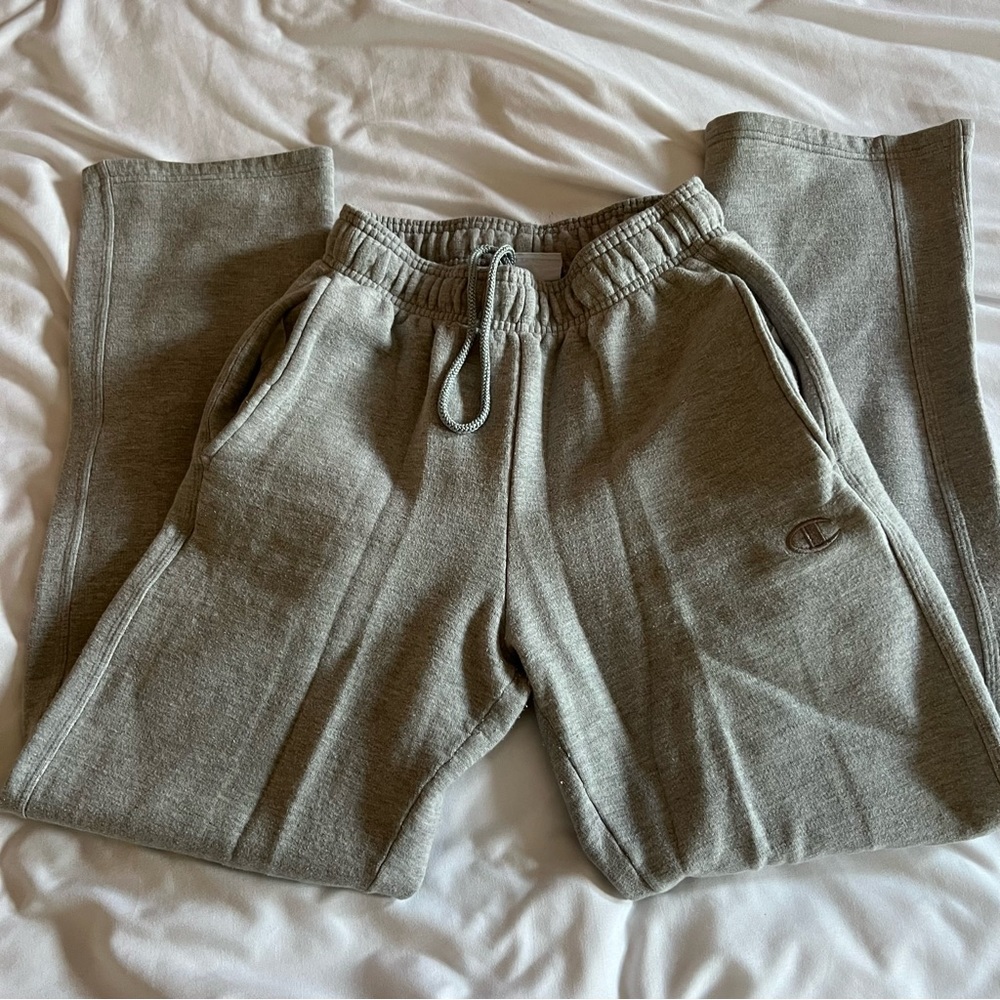 Champion eco authentic gray sweatpants with pockets size S
